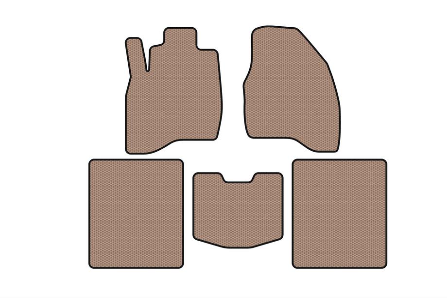 Ford Explorer 2011–2019 Kumimatot Carsuit (2015-2019, 5-paikkainen, beige) Image