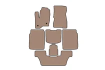 Ford Flex 2009–2019 Kumimatot Carsuit (3 riviä, 2013-2019, beige) kuva 1