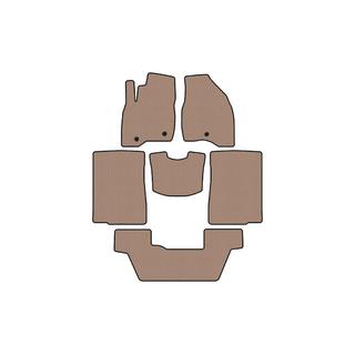 Kumimatot Carsuit (2015-2017, 3 riviä, 7-paikkainen, beige) kuva 1