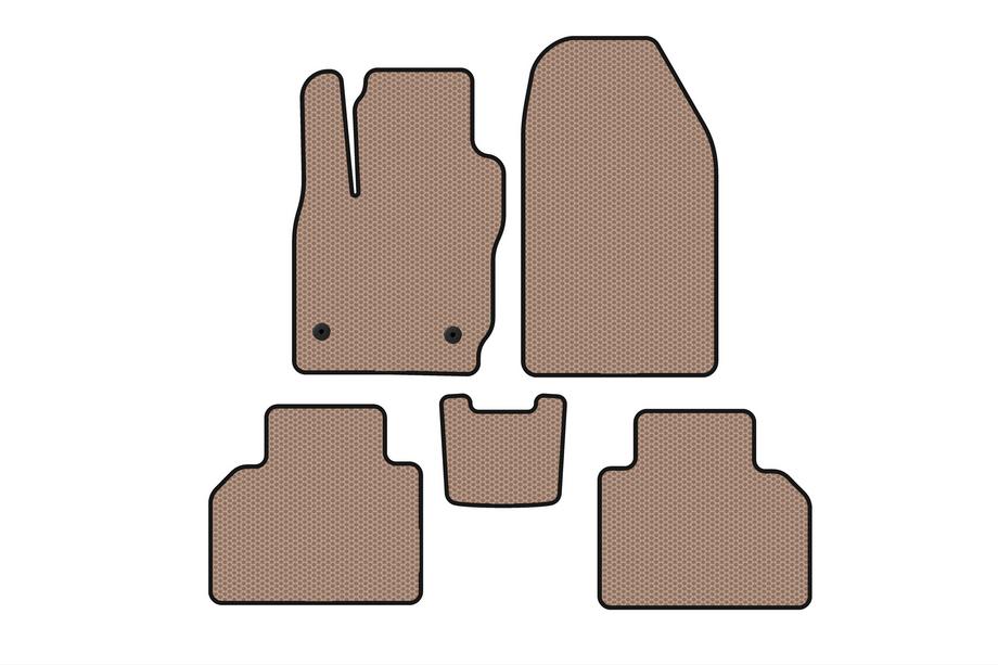 Ford Courier 2014–2023 Kumimatot Carsuit (Beige) Image