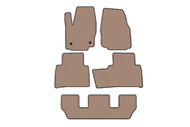 Ford Galaxy 2007–2015 Carsuit kumimatot matkustamoon (3 riviä, beige) kuva 1