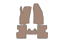 Fiat Punto Grande/EVO 2006–2018 Kumimatot Carsuit (2011-2018, HB, 3-ovinen, beige) kuva 1