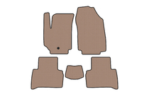 Fiat Croma 2005–2010 Sisätilan kumimatot Carsuit (2007-2010, SW, beige) kuva 1
