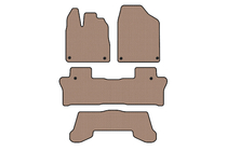 Honda Pilot 2015–2022 Carsuit kumimatot matkustamoon (3 riviä, beige) kuva 1