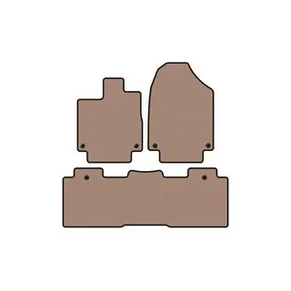 Kumimatot Carsuit (2 riviä, beige)