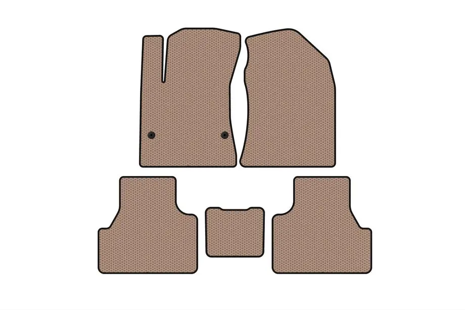 Hyundai Kona 2017–2023 Kumimatot Carsuit (Електро, beige) Image