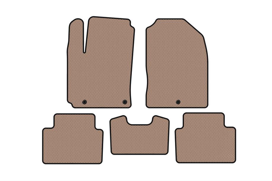 Hyundai Kona 2017–2023 Kumimatot Carsuit (2017-2020, bensiini, beige) Image