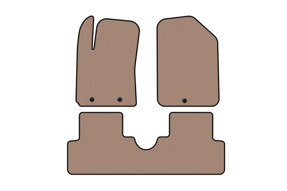 Hyundai I-10 2014–2017 Kumimatot Carsuit (HB, beige) Image