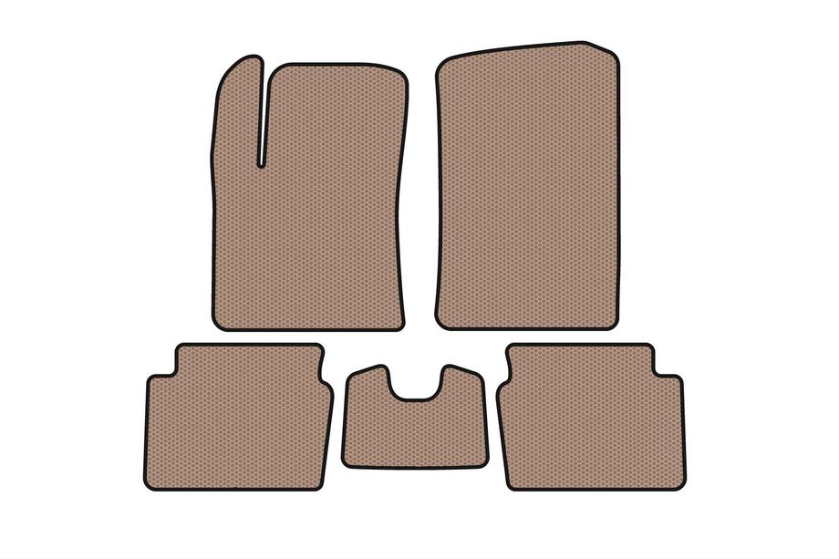 Hyundai I-10 2008–2013 Kumimatot Carsuit (HB, beige) Image