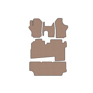 Kumimatot Carsuit (2004-2007, 3 riviä, 8-paikkainen, beige) Hyundai H200, H1, Starex 1998–2007 kuva 1