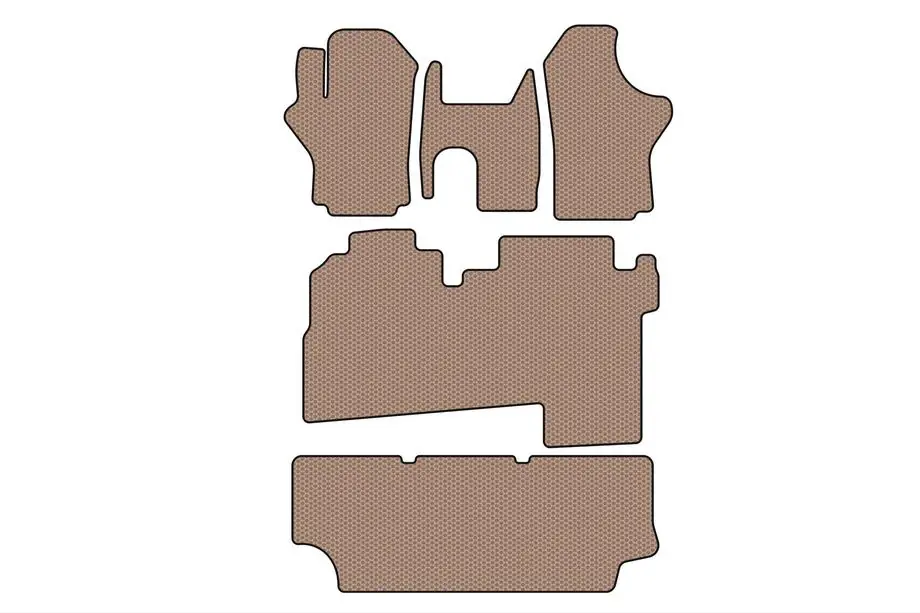 Hyundai H200, H1, Starex 1998–2007 Kumimatot Carsuit (2004-2007, 3 riviä, 8-paikkainen, beige) Image