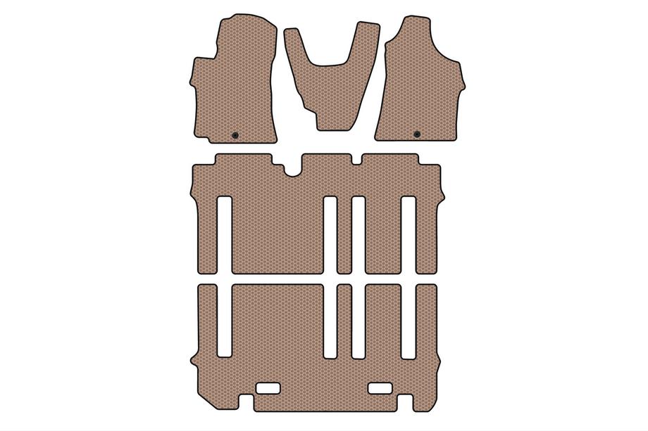 Hyundai H300, H1, Starex 2008–2020 Kumimattosarja Carsuit (täysi sisustasarja, beige) Image
