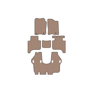 Kumimatot Carsuit (3 riviä, 2004-2008, beige) Infiniti QX56 2004–2010 kuva 1