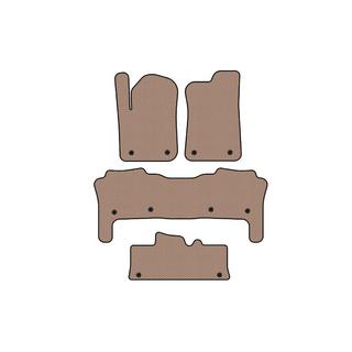 Carsuit kumimatot matkustamoon (3 riviä, beige)