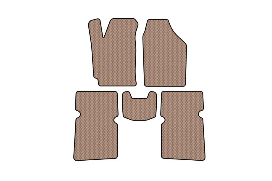 JAC J5 2011–2019 Kumimatot Carsuit (SD, beige) Kuva 1