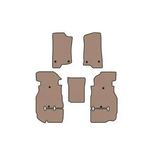 Carsuit kumimatot (Rubicon Unlimited/5-ovinen, beige) kuva 1