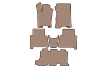Kia Mohave 2008–2016 Carsuit kumimatot matkustamoon (3 riviä, beige) kuva 1