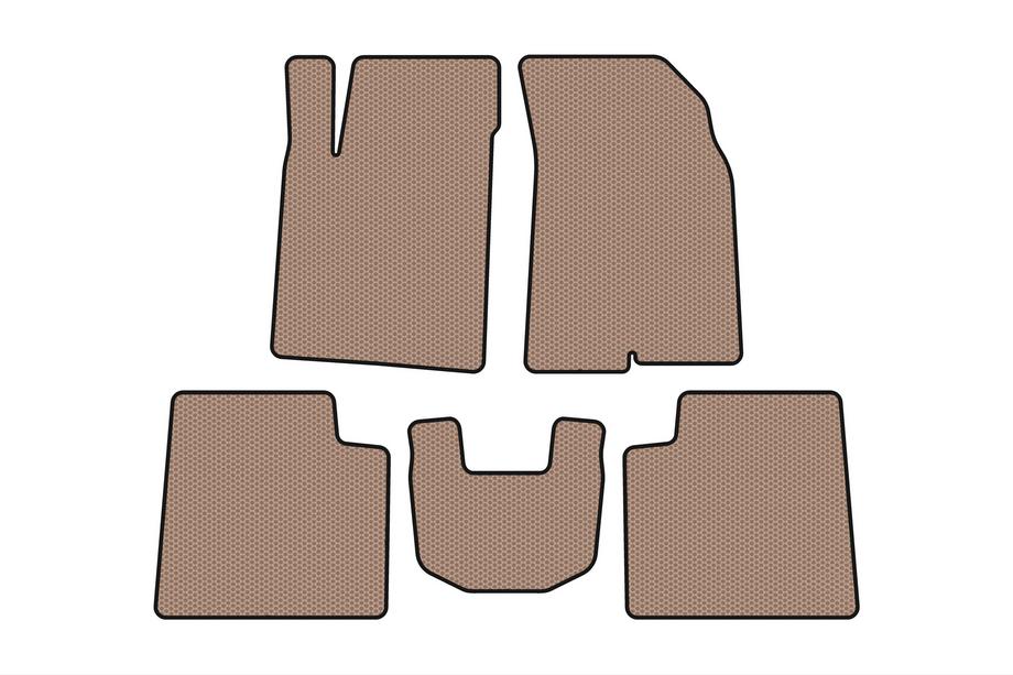 Kia Opirus 2003–2010 Kumimatot Carsuit (Beige) Image