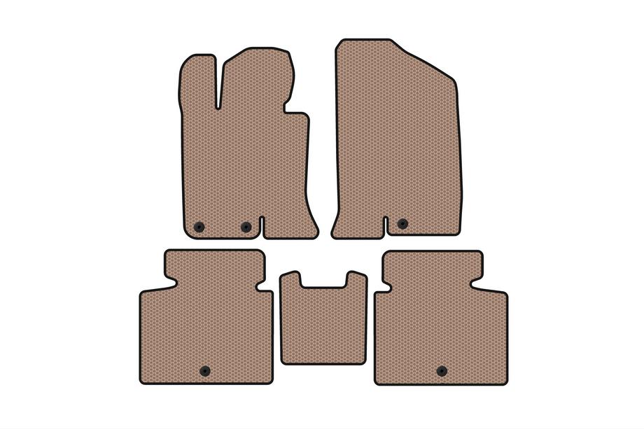 Kia Optima 2010–2016 Kumimatot Carsuit V-2 (SD, beige) Image
