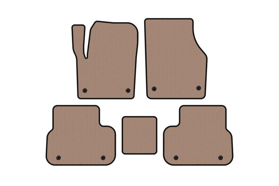 Land Rover Discovery Sport 2014– Kumimatot Carsuit (2014-2019, 2 riviä, beige) Image