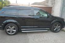 Fiat Freemont 2011–2016 Fullmond sivuportaat (2 kpl, alumiini) kuva 3