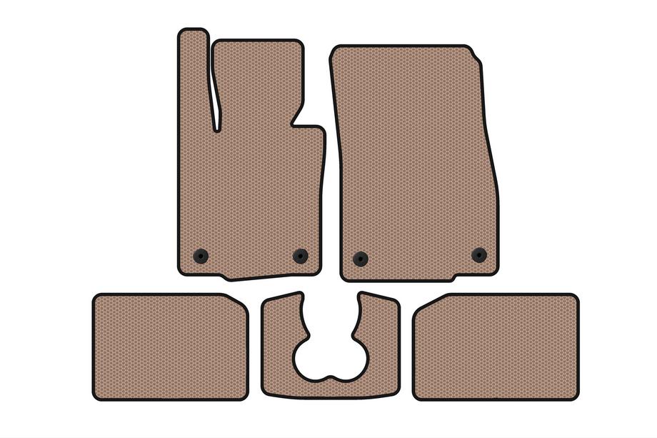 Mini Cooper F55/56/57 2014–2023 Carsuit kumimatot S F55:een, 5-ovinen, beige Image