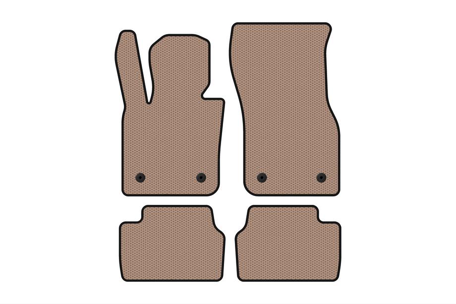 Mini Cooper F55/56/57 2014–2023 Carsuit kumimatot (F55, 5-ovinen, beige) Kuva 1