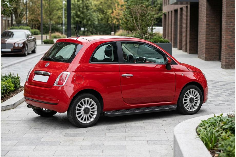 Fiat 500/500L 2013–2022 Allmond Black sivuportaat (2 kpl, alumiini) Image
