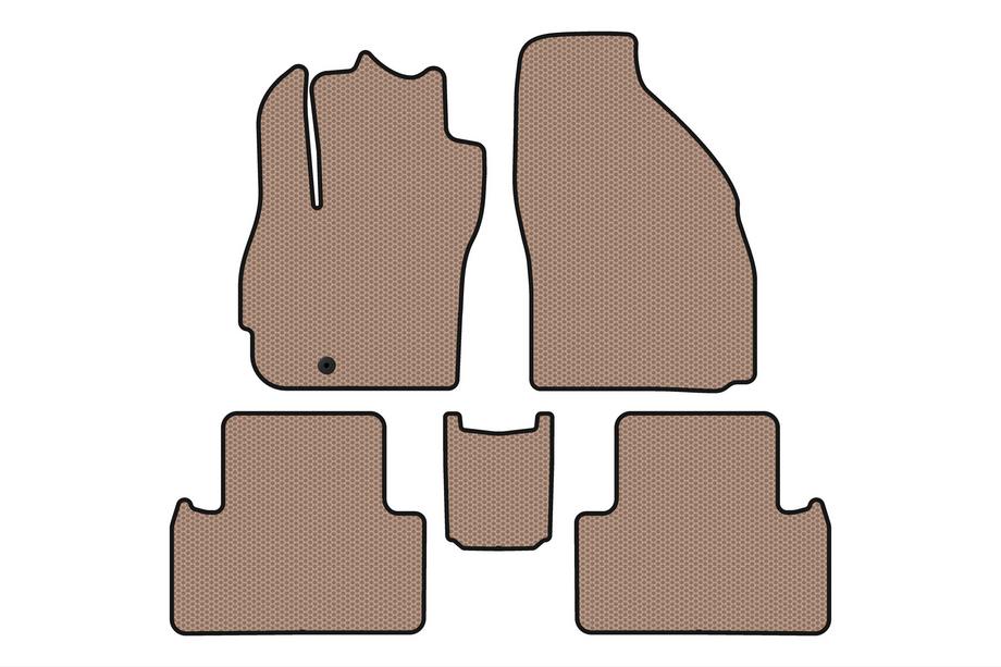 Mazda 5 2005–2009 Kumimatot Carsuit (2 riviä, 7-paikkainen, beige) Image