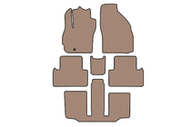 Mazda 5 2005–2009 Kumimatot Carsuit (3 riviä, 7-paikkainen, beige) kuva 1
