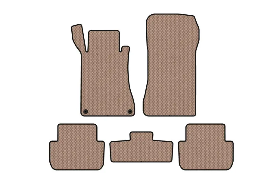 Mercedes CLK W209 2002–2010 Kumimatot Carsuit (Coupe, beige) Image
