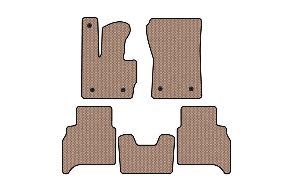 Mercedes G-Class W463 2018–2024 Carsuit kumimatot matkustamoon (automaattivaihteisto, beige) Image
