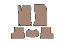 Mercedes CLA C117 2013–2019 Kumimatot Carsuit (SD, beige) kuva 1