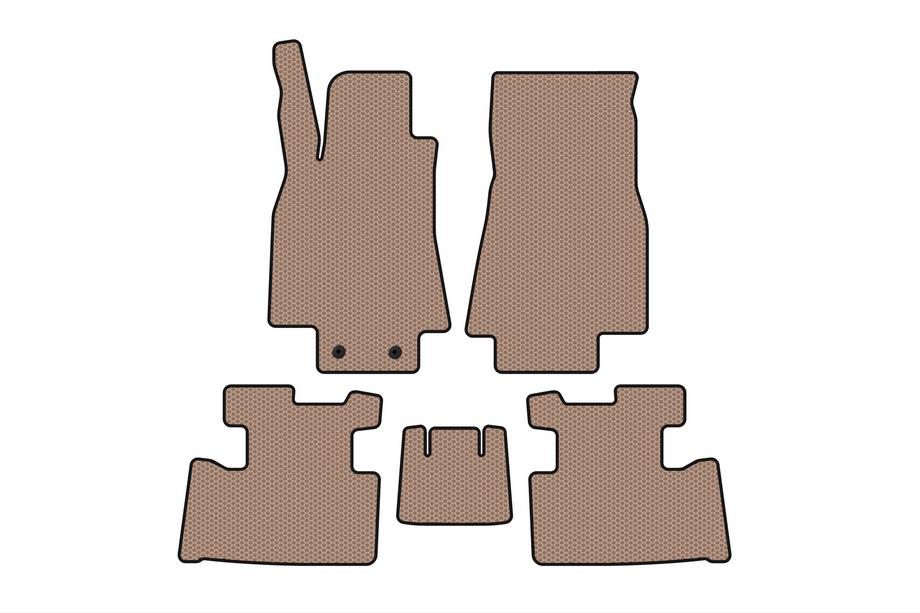 Mercedes A-class W169 2004–2012 Kumimatot Carsuit (2004-2008, HB, 5-ovinen, beige) Image