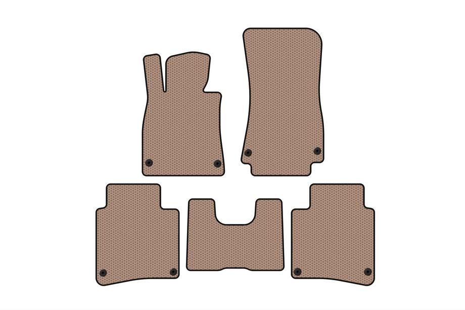 Mercedes S-class W222 2013–2022 Kumimatot Carsuit (2017-2020, SD, pitkä akseliväli, beige) Image