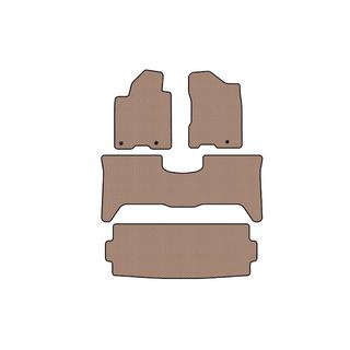 Carsuit kumimatot matkustamoon (3 riviä, 2003-2008, beige) Nissan Armada 2003–2015 kuva 1