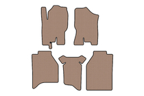 Nissan Navara 2006–2015 Carsuit-kumimatot matkustamoon (ilman säilytyslokeroita, beige) kuva 1