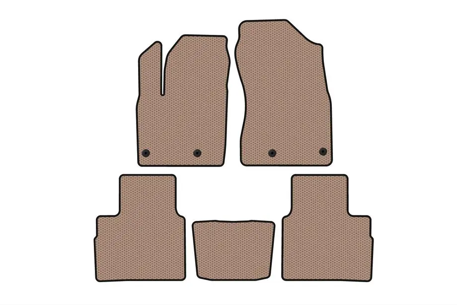 Nissan X-trail T33/Rogue 2022– Kumimatot Carsuit (5-paikkainen, beige) Image