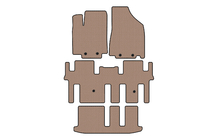 Nissan Pathfinder R52 2012–2021 Carsuit kumimatot matkustamoon (3 riviä, beige) kuva 1