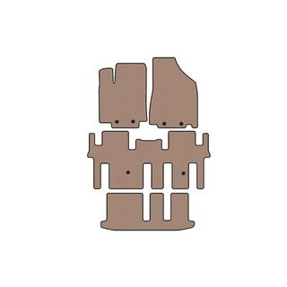 Carsuit kumimatot matkustamoon (3 riviä, beige) kuva 1