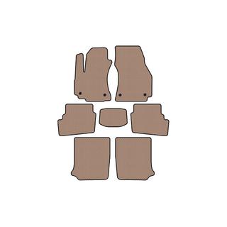 Carsuit kumimattosarja matkustamoon (3 riviä, 2003-2005, 7-paikkainen, beige) Opel Zafira A 1998–2005 kuva 1