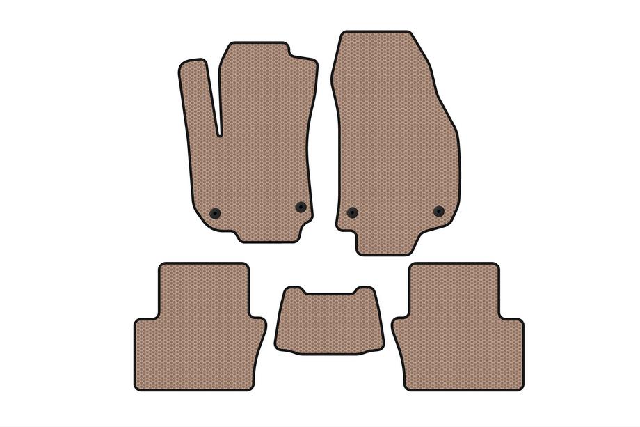 Opel Zafira B 2005–2011 Kumimatot Carsuit (2 riviä, beige) Image