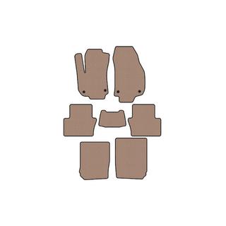 Carsuit kumimatot matkustamoon (3 riviä, beige) Opel Zafira B 2005–2011 kuva 1
