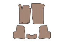 Peugeot 206 1998–2024 Kumimatot sisätiloihin Carsuit (1998-2009, beige) kuva 1