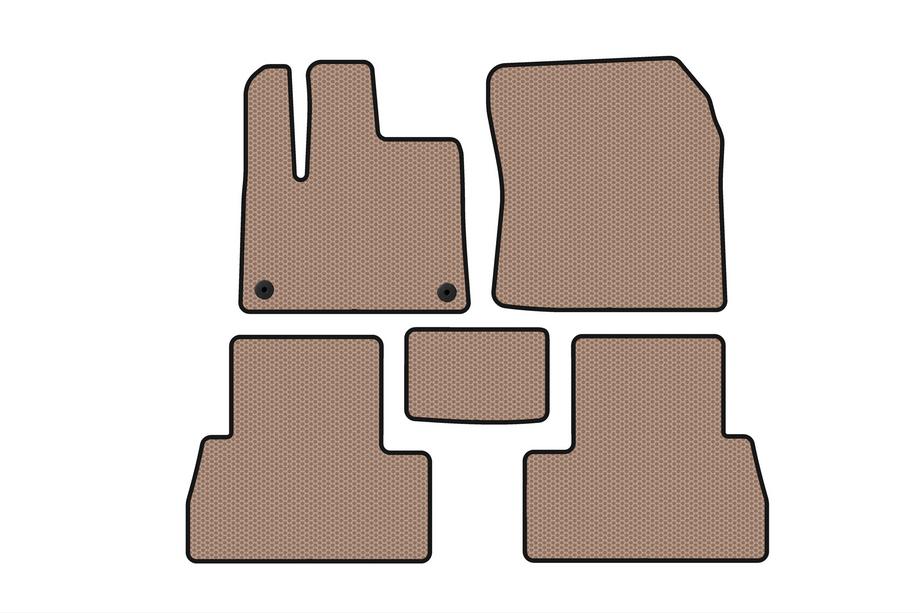 Peugeot Partner/Rifter 2019– Kumimatot Carsuit (pitkä akseliväli, beige) Image