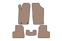 Peugeot 206 1998–2024 Kumimatot matkustamoon Carsuit (2009-2013, Beige) kuva 1