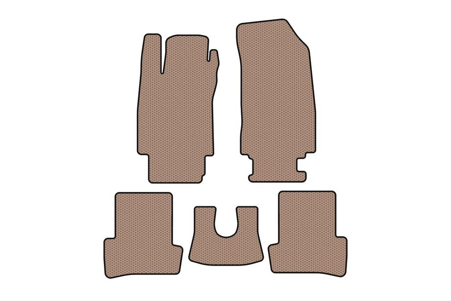 Renault Clio III 2005–2012 Kumimatot Carsuit (Beige) Image