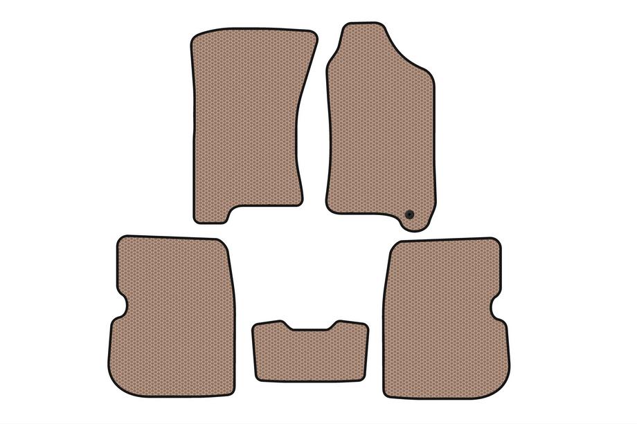 Subaru Forester 1997–2002 Kumimattosarja Carsuit (oikealta ohjattava, beige) Image