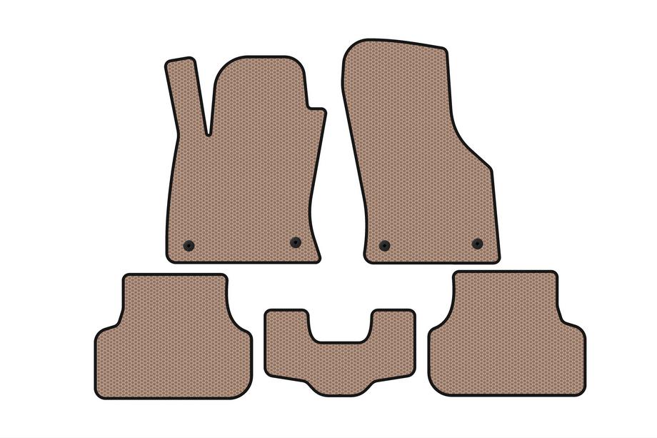 Seat Leon 2013–2020 Kumimatot Carsuit (2013-2016, SW, beige) Image