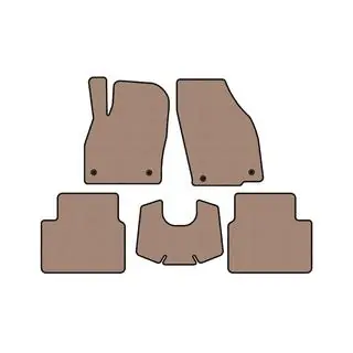 Carsuit kumimatot matkustamoon (automaattivaihteisto, beige) kuva 1